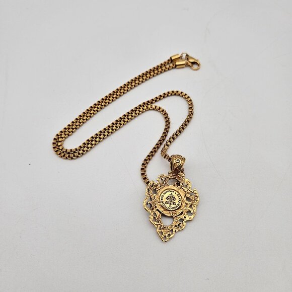 The Vatican Library Collection Madonna and Child Pendant Necklace - Picture 2 of 4